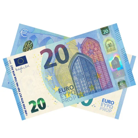 Buy €20 Prop Euro Banknotes – Realistic Fake Currency Online