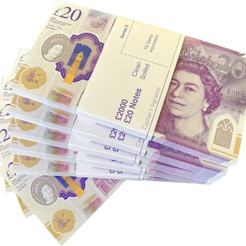 buy realistic fake banknotes uk £20