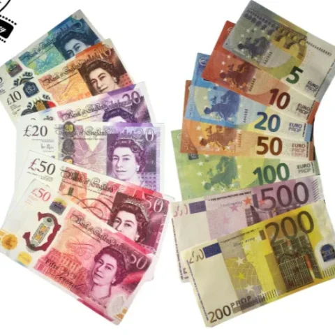 tester pack bundle – uk pounds & euro prop money | realistic fake currency