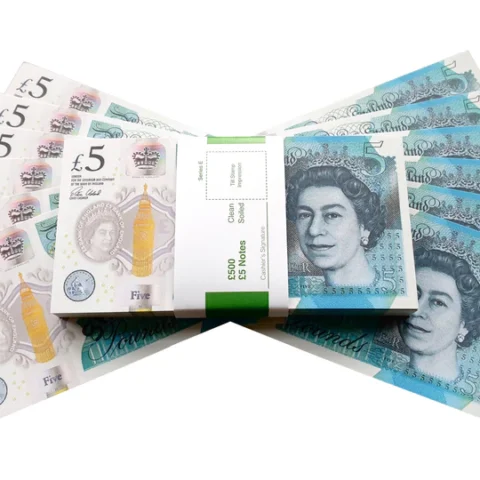 UK prop money £5