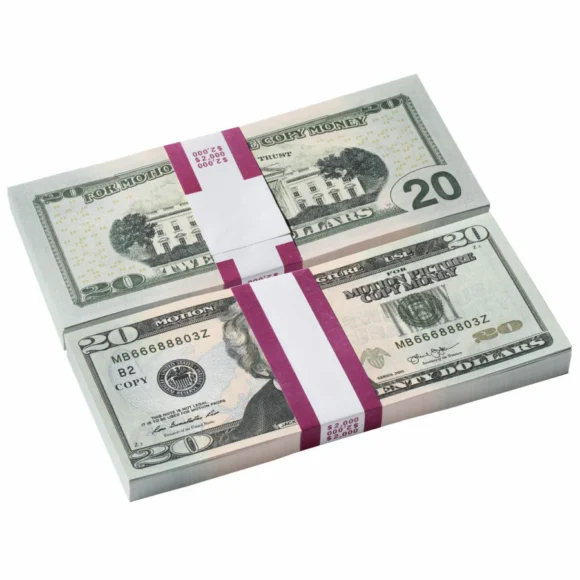 new edition prop money us $20 usd dollar bills – high quality fake currency