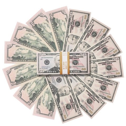 new edition prop money us $50 usd dollar bills – high quality fake currency